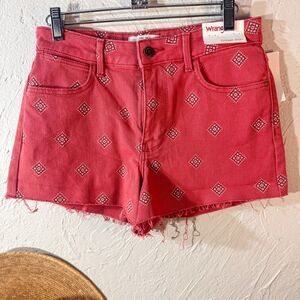 Wrangler High-Rise Denim Cutoff Shorts, Diamond Bay, Size 2/26 , Vintage esque